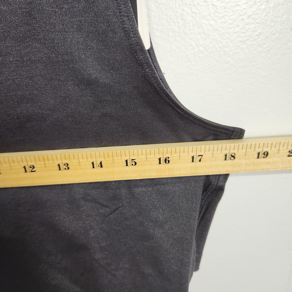 Adidas Yoga‎ Crop Tank Top Womens XL Black HS8120 Aeroready Training MSRP $45 - Picture 6 of 10